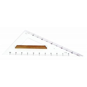 Rysovacie náradie - Trojuholník 60°/60 cm