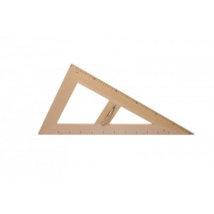 Trojuholník drevený 30°/60 cm 