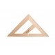Trojuholník drevený 45°/50 cm 